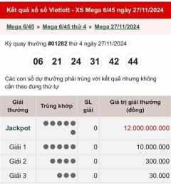 ảnh chụp màn hình kết quả so xo vietlott