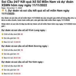 dự đoán xổ số ba miền nam