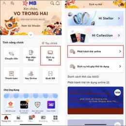 giao diện app cách nhận thưởng xổ số trên mb bank