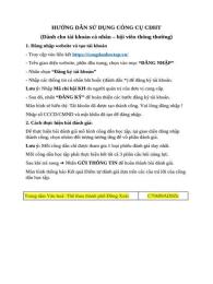 hướng dẫn sử dụng cong cu xo so