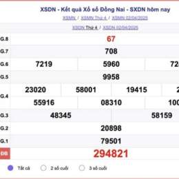 kết quả xổ số đồng nai 90 ngày