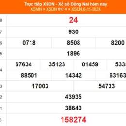 kết quả xổ số đồng nai ngày 11 tháng 2