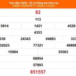 kết quả xổ số đồng nai ngày 17 tháng 12