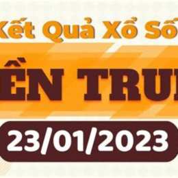 kết quả xổ số ngày 23 tháng 1