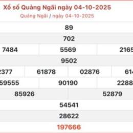 mở xổ số quảng ngãi