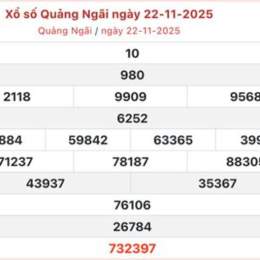 thống kê xổ số quảng ngãi hôm nay