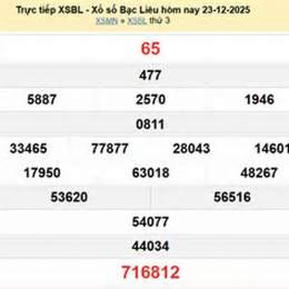 xổ số bạc liêu ngày 15 tháng 9 năm 2026