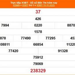 xổ số bến tre 11 tháng 11