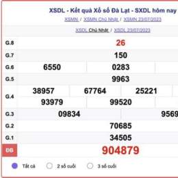 xổ số đà lạt 30 tuần