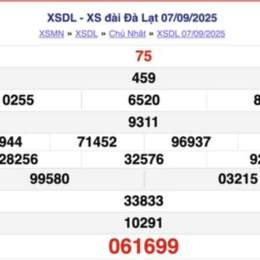 xổ số đài đà lạt hôm qua