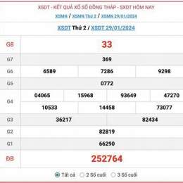 xổ số đài đồng tháp bữa nay