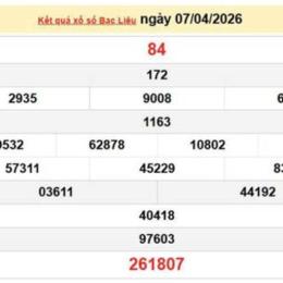 xổ số đài minh hải bạc liêu