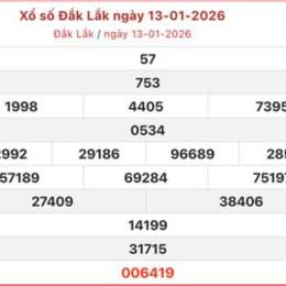 xổ số đắk lắk thứ ba hàng