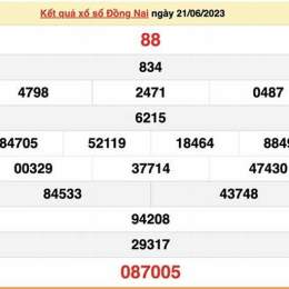 xổ số đồng nai ngày 21