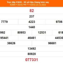 xổ số hậu giang ngày 6 tháng 6 năm 2026
