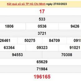 xổ số hồ chí minh 27 tháng 09