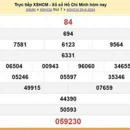 xổ số hồ chí minh ngày mùng 6 tháng 7