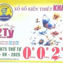xổ số khánh hòa ngày 25
