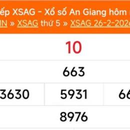 xổ số kiến thiết an giang ngày 26 tháng 2