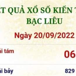 xổ số kiến thiết bạc liêu ngày 4 tháng 11