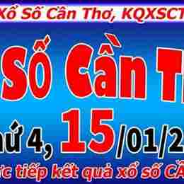 xổ số kiến thiết cần thơ ngày 15 tháng 7