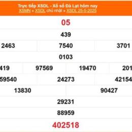 xổ số kiến thiết đà lạt ngày 5 tháng 4