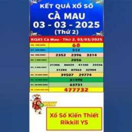 xổ số kiến thiết đài cà mau ngày hôm nay