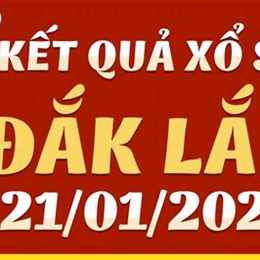 xổ số kiến thiết đắk lắk ngày 21 tháng 7