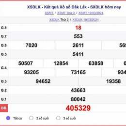 xổ số kiến thiết đắk lắk ngày 26 tháng 5