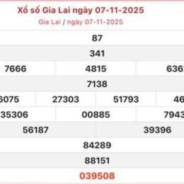xổ số kiến thiết gia lai ngày 14 tháng 11