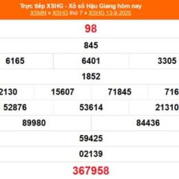 xổ số kiến thiết hậu giang ngày 4 tháng 10