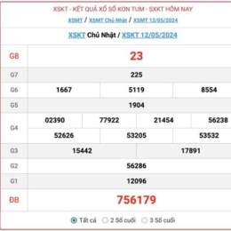 xổ số kiến thiết kon tum hôm qua