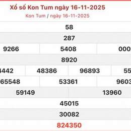 xổ số kiến thiết kon tum ngày 16 tháng 8
