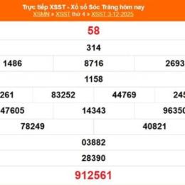 xổ số kiến thiết sóc trăng ngày 31 tháng 12