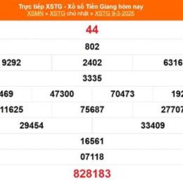 xổ số kiến thiết tiền giang ngày 9 tháng 8