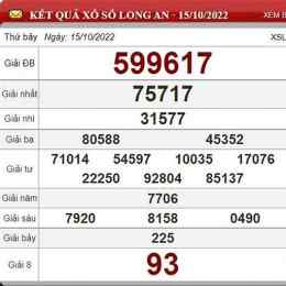 xổ số long an lâu về