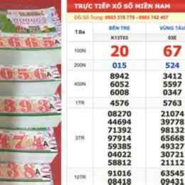 xổ số miền nam đài bạc liêu tuần rồi