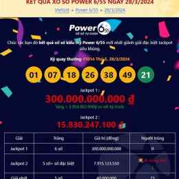 xổ số power a trúng rồi