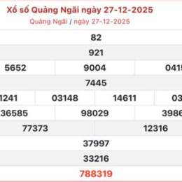 xổ số quảng bình ngày 27 tháng 11