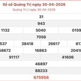 xổ số quảng trị trong 30 ngày