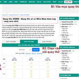 xổ số quay thử đài miền nam