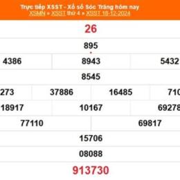 xổ số sóc trăng ngày mùng 8 tháng 4