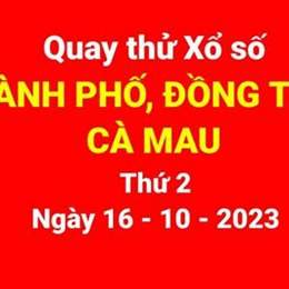 xổ số thành phố cà mau đồng tháp