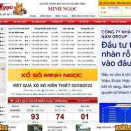 xổ số thứ 2 minh ngọc hàng tuần