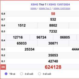 xổ số thứ bảy đài hậu giang