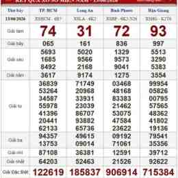 xổ số thứ bảy trong tuần