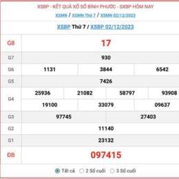 xổ số thứ năm 7 tuần