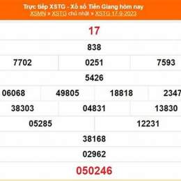xổ số tiền giang 1 tháng