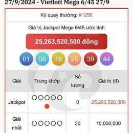 xổ số vietlott ngày 1 tháng 11
