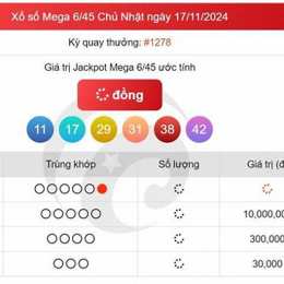 xổ số vietlott ngày 1 tháng 8